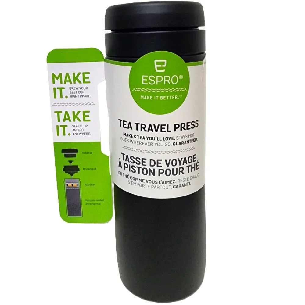 Espro Double Wall Stainless Steel Tea Travel Tea Press 10oz NEW